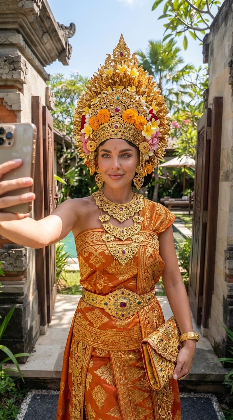 Bali photo AI transformed