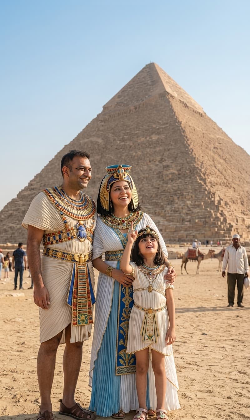 Cairo & the Nile photo AI transformed