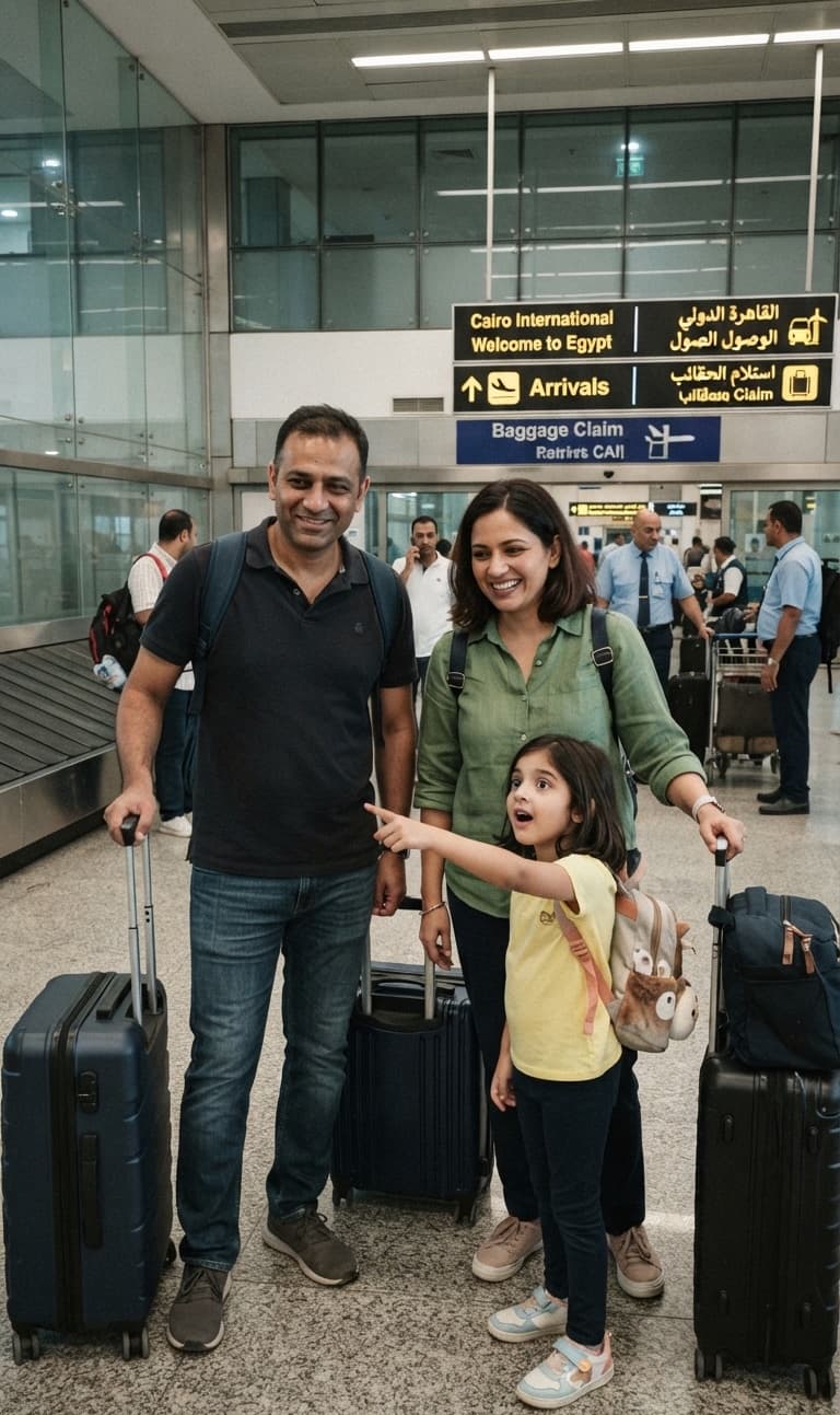 Arrival in Cairo